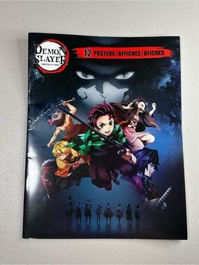 Demon Slayer Kimetsu no Yaiba 12 Mini Poster Book Anime Trends Posters NEW